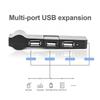 Creative USB 2.0 4 Port Hub 90°/180° Degree Rotatable USB Expansion Allocator Data Cable Adapter Connector for PC Laptop