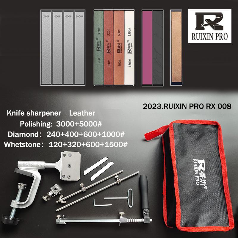 RUIXIN PRO RX-008 Fixed Angle Sharpener Knife Sharpener Professional Diamond Sharpening Stone Whetstone Polishing Leather Paste