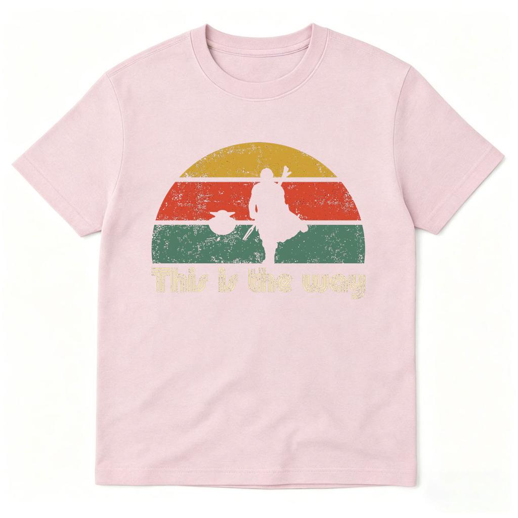 Funny Jedi The Retro Way Graphic Tshirt Unisex Women Clothing Fashion Vintage Tshirts Cotton Oversized Short Sleeve T Shirts Tops