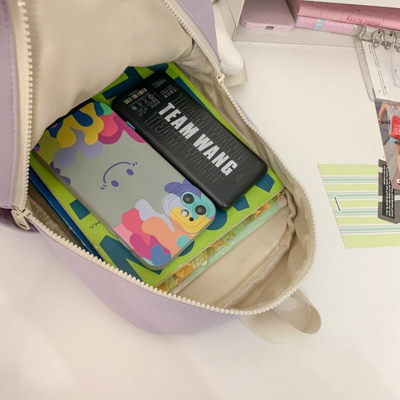 Cute bunny cartoon backpack new outing doll small backpack light primary school bag girl