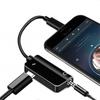 Cables & Adapters 2 In 1 Usb Type C To 3.5 Mm And Charger Headphone Audio Jackadapter Cable Black