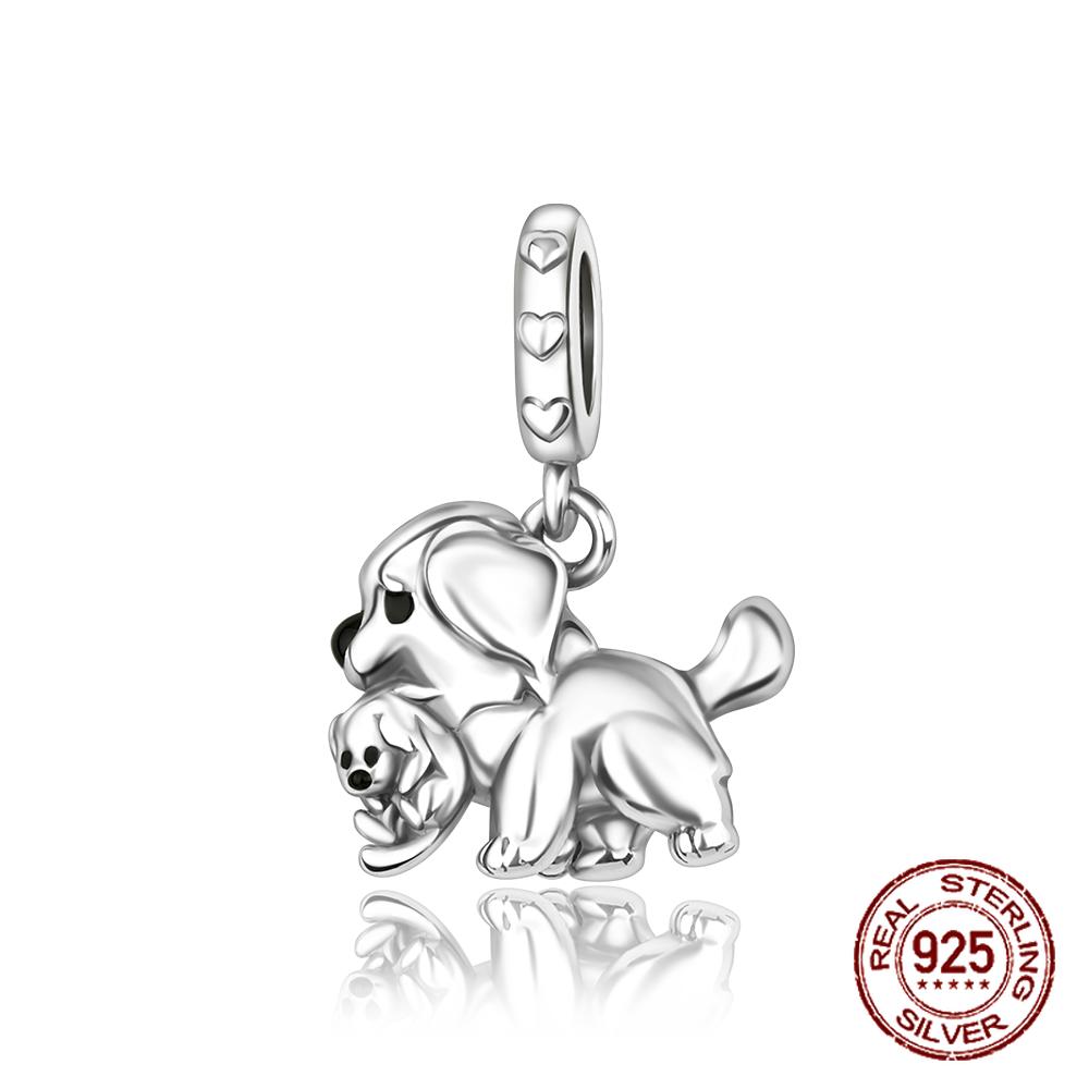 Lovely Copper Animal Teacup Dog Paw Print Cat Flower Fairy Pendant Fit Diy Bracelet Necklace Boutique Birthday Gift