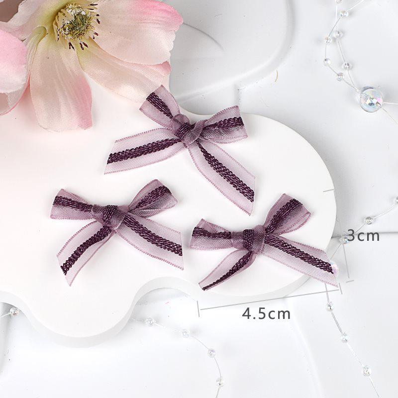 Deluxe Handmade Bow Tie & Lace Trim DIY Set for Accessories