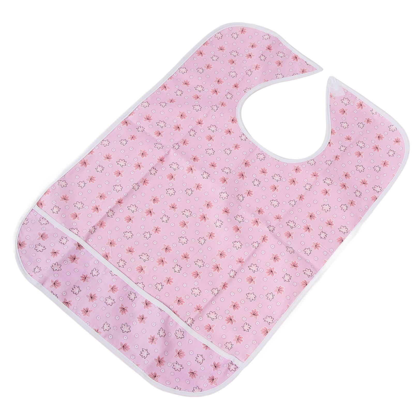 Adult Bibs Waterproof Washable Reusable Elderly Eating Bibs Foldable Portable Clothing Protector for Dining