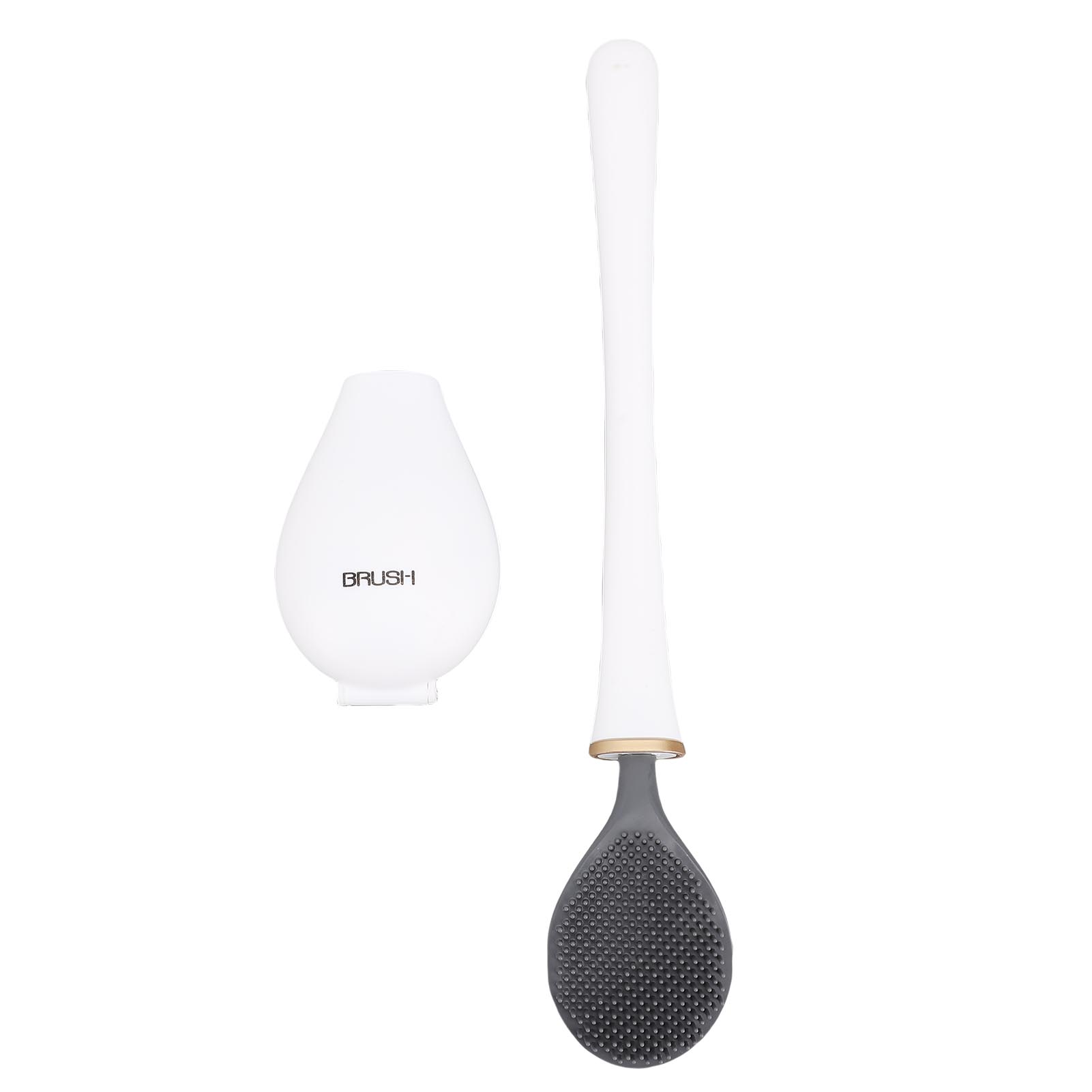 Toilet Brush and Holder Wall Mounted Bathroom Toilet Cleaner Brush Set with   Soft