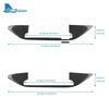 for Kia Stinger      LHD RHD Real Soft Carbon Fiber Car Central Navigation Screen Sticker Trim Accessories