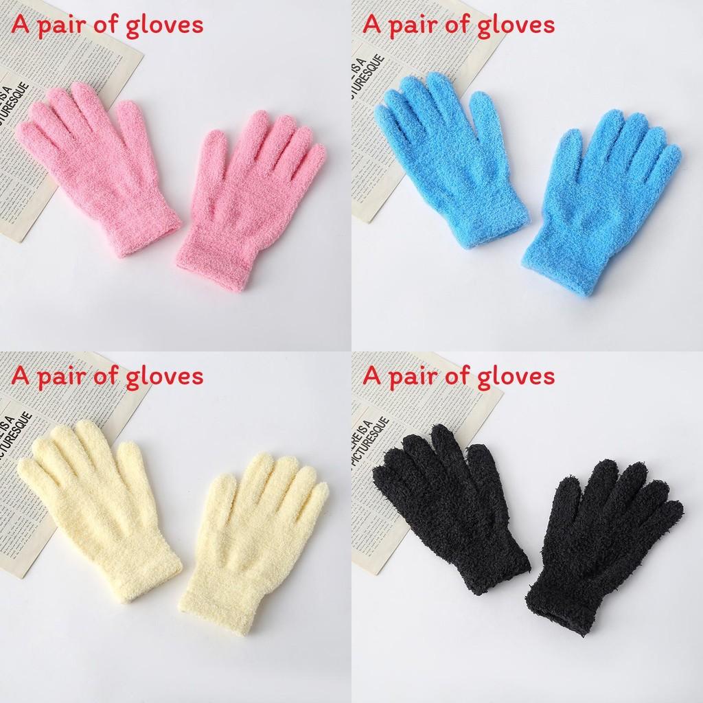 Einfache einfarbige Erwachsenen- und Kinder-Winter-Warm- und Winddicht-Plüschhandschuhe für Winter-Outdoor-Bekleidung