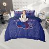 Homewish American Football Theme Duvet Cover Set Rugby Helmet Bedding Set Sports Bed Set