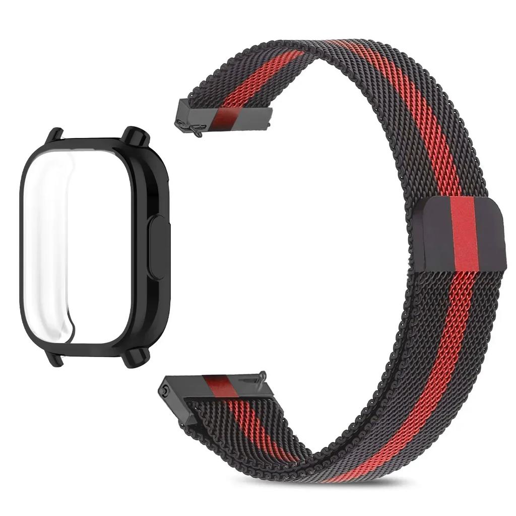 Case+Milanese Strap For Redmi Watch 5 Active Band TPU Soft Case Screen Protector For Redmi Watch 5 Lite Metal Magnetic Watchband