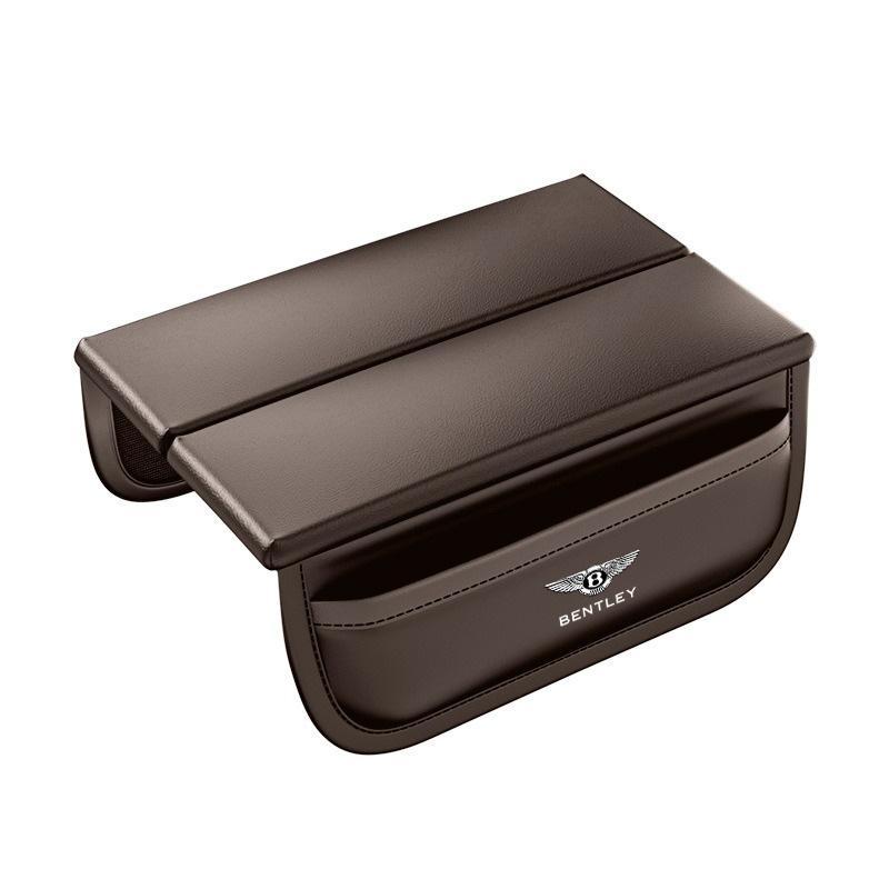 Leather Car Armrest Box Pad With Storage Bag Protector Mat For Bentley Continental GT MULLINER Bentayga Flying Hurtling Spurlogo LOGYIP
