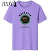 HNXC Cotton Short Sleeve T-shirt Men's Fashion Loose Half Sleeve Shirt Printed Compassionate Shirt