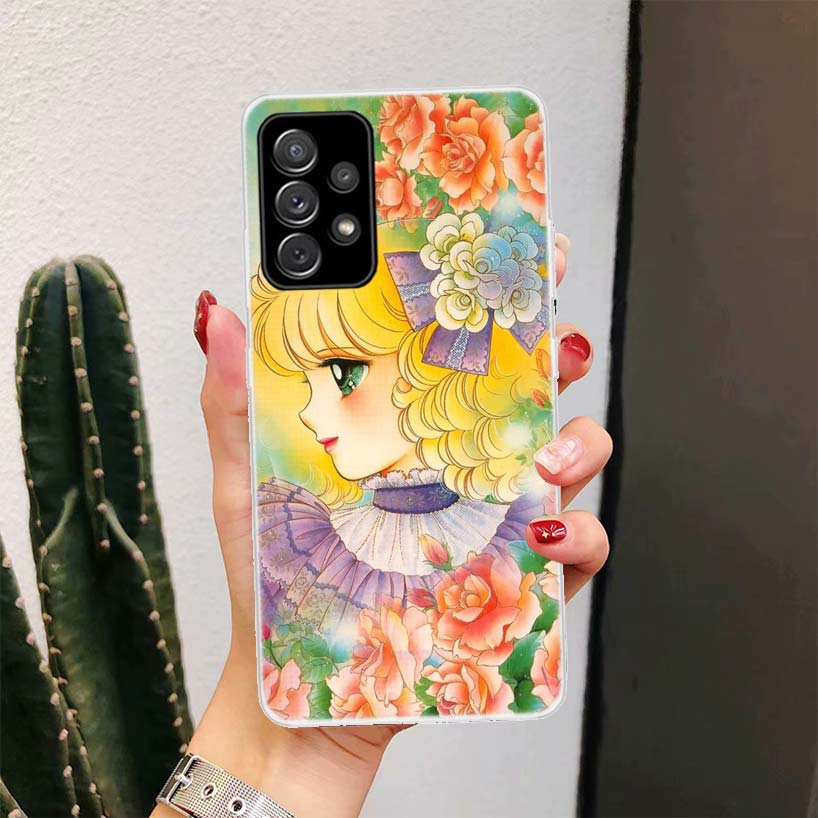 Anime Candy For Samsung Galaxy A15 A14 A13 A12 A55 A54 A53 A52 Phone Case A32 A35 A34 A33 A25 A24 A23 A22 A04S A03S A02S