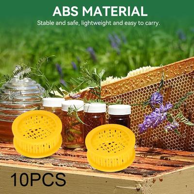 10x Queen Bee Cages, Tools Sturdy Easy To Use Rearing Boxes for Farm