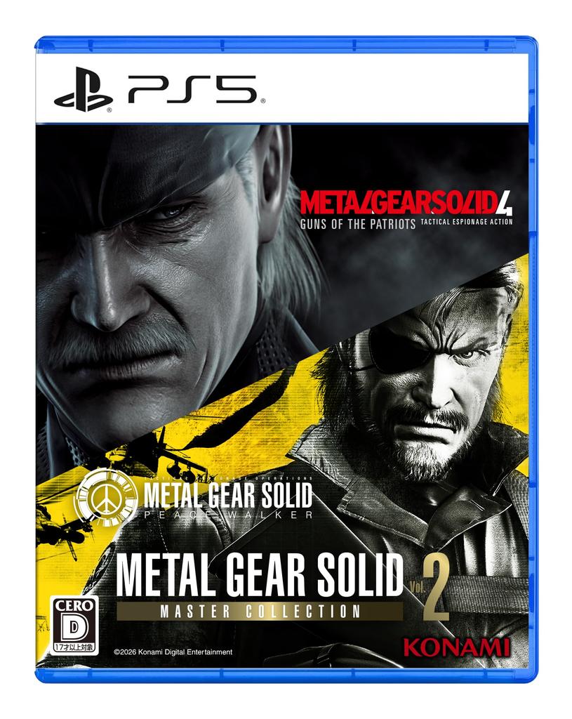 Metal Gear Solid Master Collection Vol. 2 for PlayStation 5 - Japan Import / Stealth Action Video Game
