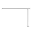 47.3in 120cm Handrails for Outdoor Steps for Porch Deck Stainless Steel