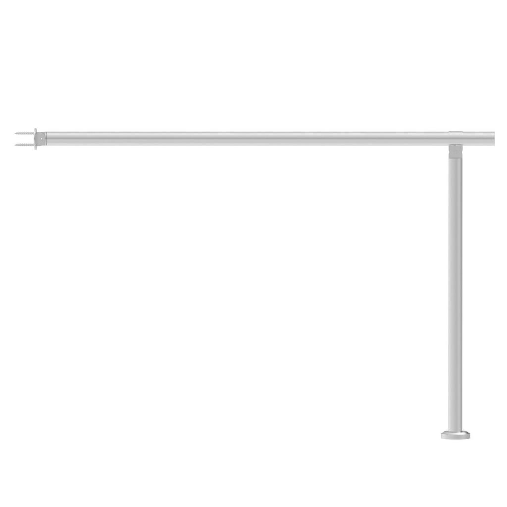 47.3in 120cm Handrails for Outdoor Steps for Porch Deck Stainless Steel