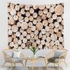 Geometric Wood Pattern Tapestry Northern Europe Style Tapestry Hippie Home Living Room Bedroom Decoration Psychedelic Tapestries