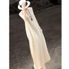 Women's Relaxed Pleated Sleeveless A-Line Midi Dress