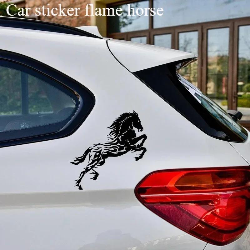 Handsome Horse Car Sticker Waterproof Vinyl Decal DIY Car Accessories Pegatinas Para Coche for Vehicle Styling