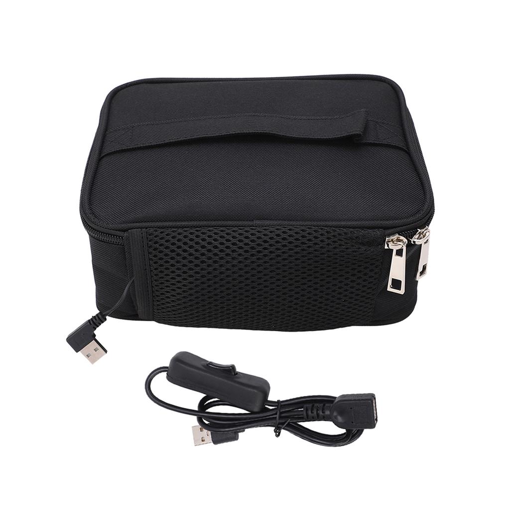 Cloth Mini Portable Food Warmer Lunch Box Electric Lunch Box Warmer Food Warmer Aluminum Film Liner