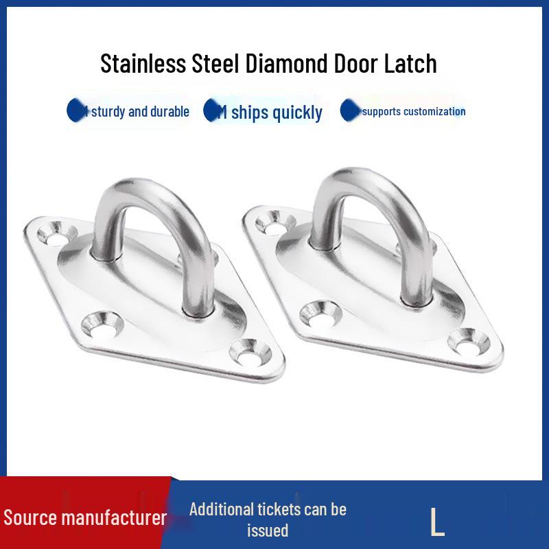 

304 Stainless Steel Marine Yacht Hook - High Load Capacity Lifting Plate for Sail and Sandbag 5mm High Load Capacity Hook