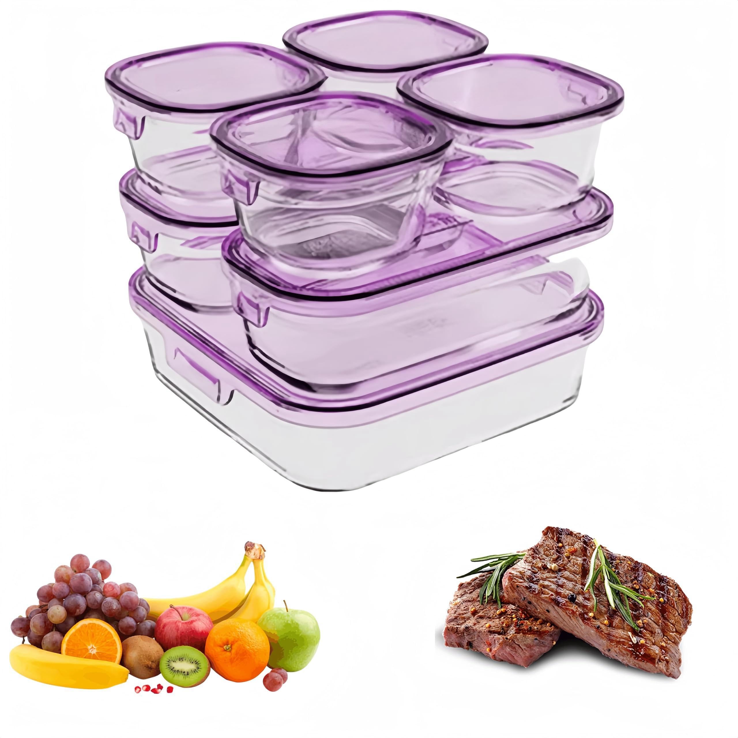 

These glass storage containers come in a variety of storage options and making them a for any kitchen and easy to carry on the This set includes and