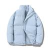 New multi-color optional couple cotton-padded jacket men's stand-up collar simple Korean version velvet thickened cotton-padded jacket students