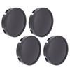 4pcs Wheel Center Caps 64mm Outer Diameter Scratch Proof ABS Replacement for Volvo XC60 2008 2026 Black