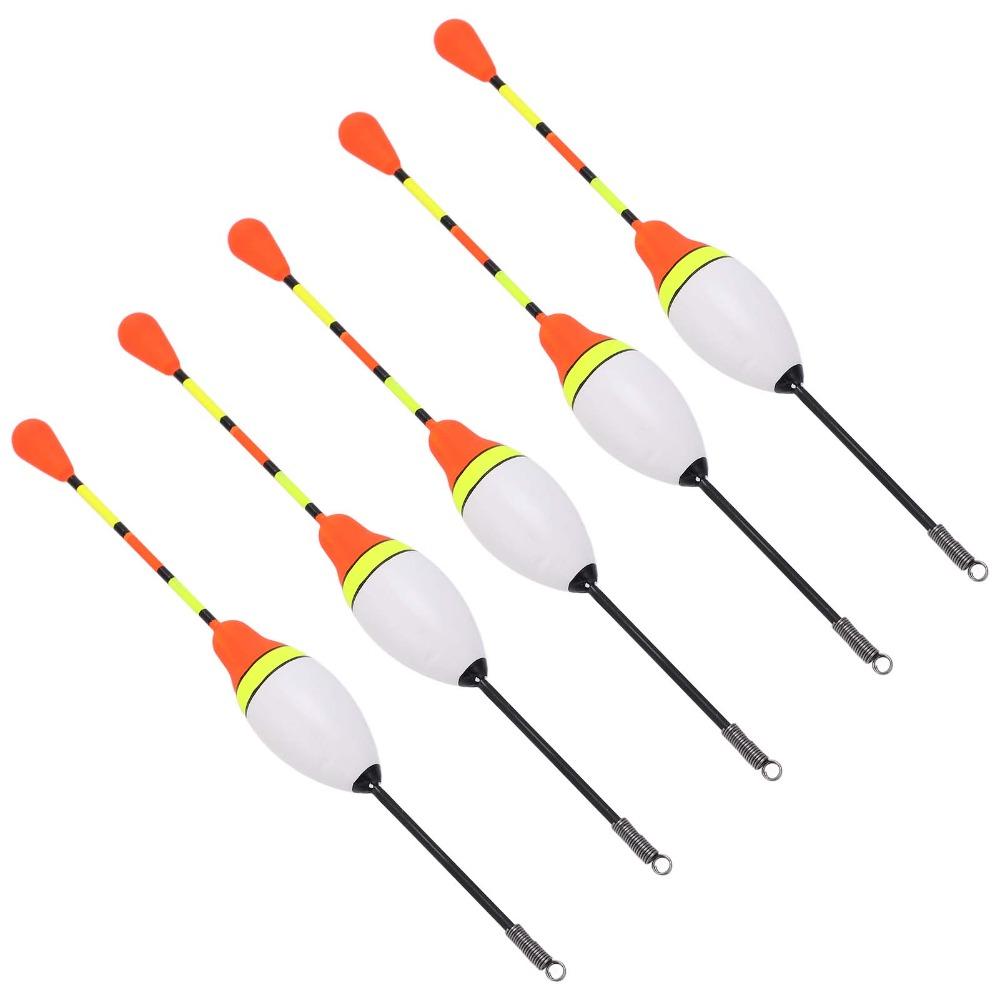 20PCS 14.3cm Fishing Floats High Visibility Fishing Slip Bobbers Fishing Bobbers  Freshwater Fishing