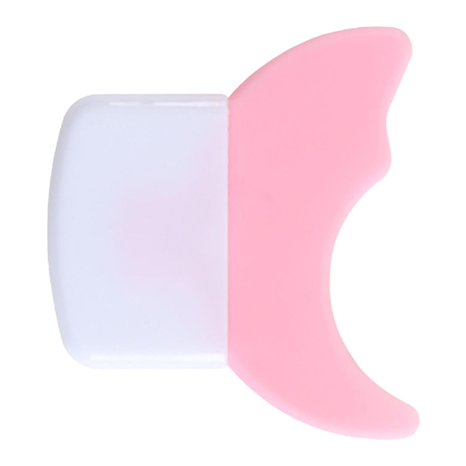 

Силиконовый аппликатор для ресниц, защита от косметических остатков, безопасная для кожи тушь, защита от мазков Pink