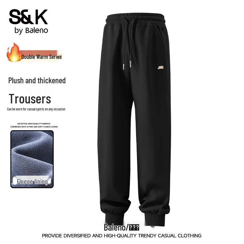 

Baleno Men s S&K Series Fleece-Lined Winter Casual Pants 5XL