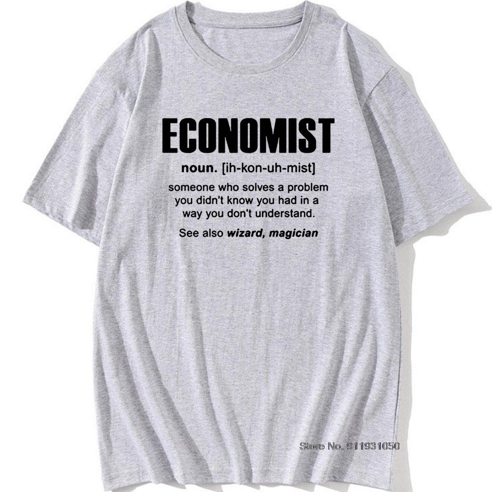 Cool Economist Definition Noun Funny T Shirt Unisex Short Sleeves Hip Hop Vintaged Oneck Cotton T Shirts