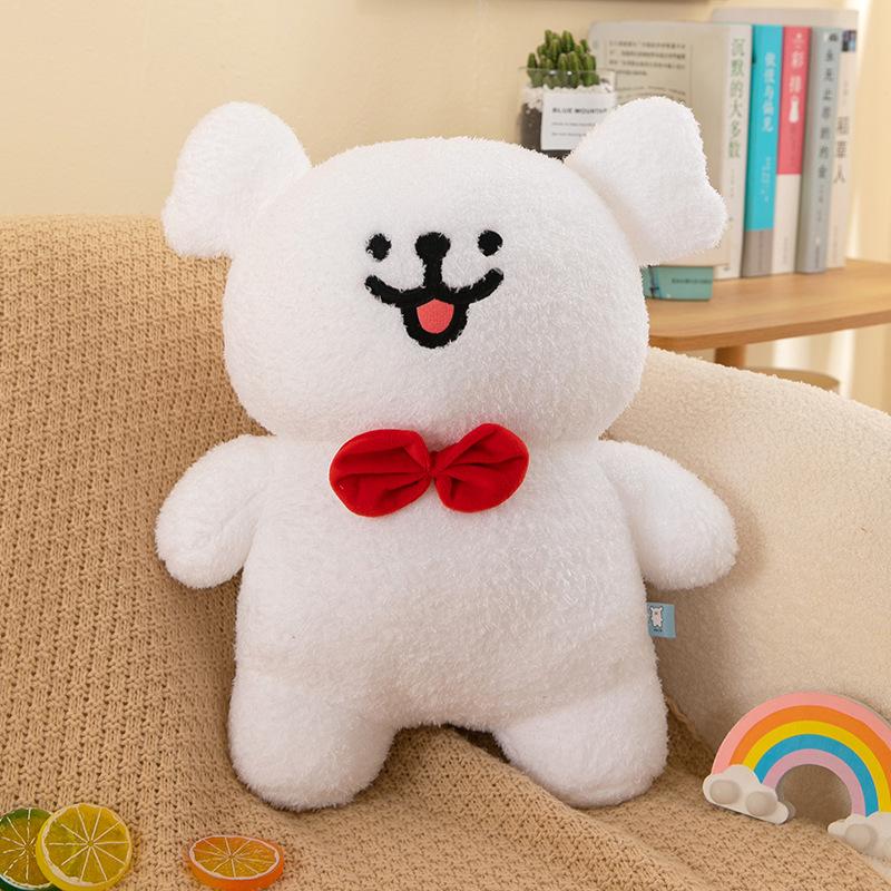 

New Line Puppy Doll Cute Expression Dog Pillow Plush Toy Children s Companion Girl Birthday Gift 25cm