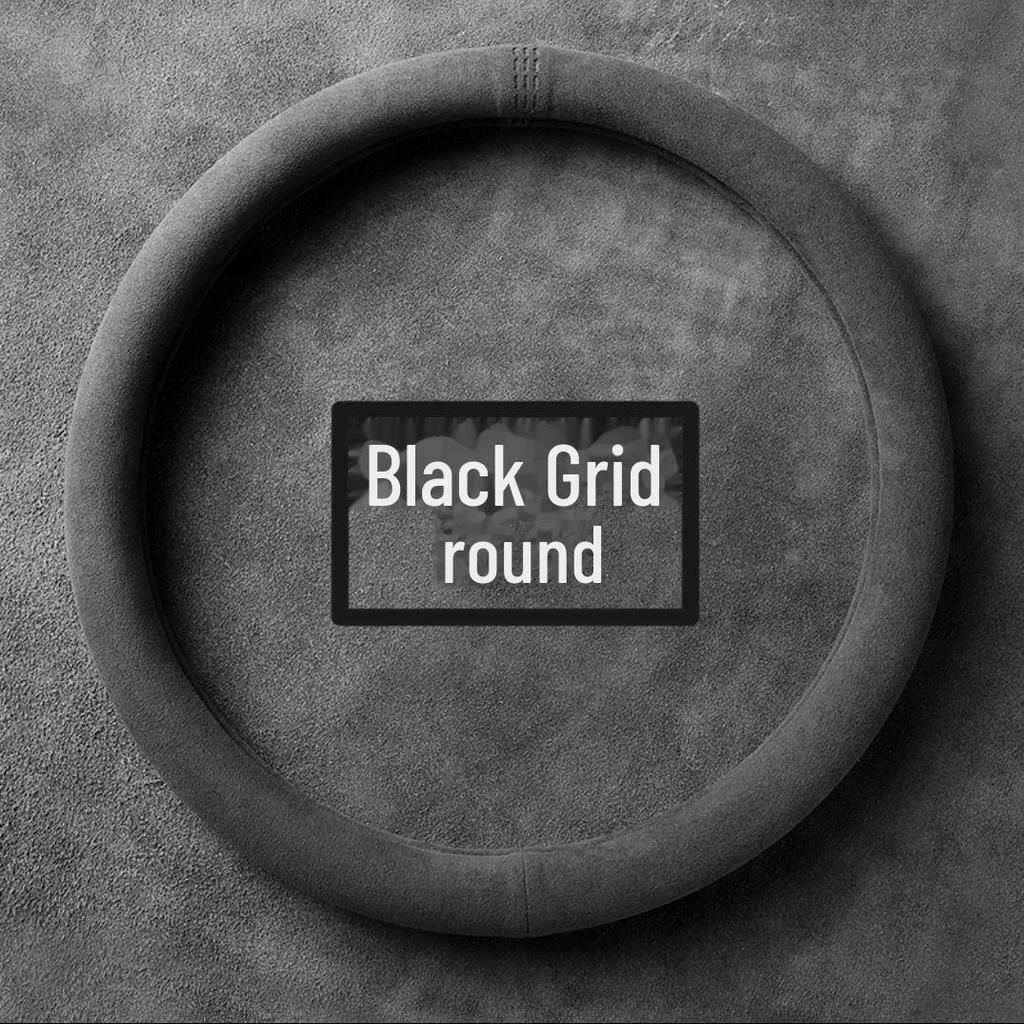 Oddychający, pochłaniający pot pokrowiec na kierownicę w kształcie litery D ze zamszu na każdą porę roku