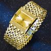 Ladies Square Dial Quartz Watch with Rhinestone Accents Stainless Steel Band Elegant Design Durable Timepiece for Everyday Use