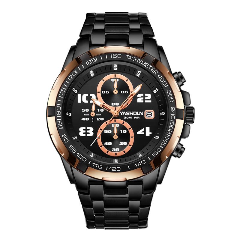 A best-selling multi-functional sports waterproof luminous men's casual quartz watch