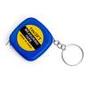 Tape Measure 1m Pocket Size Measuring Tool with Double Scale Portable Plastic Shell Auto Retractable