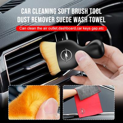 Car Interior Cleaning Soft Brush Car Wash Towel Microfiber Cleaning Rag Cloth For Insignia Astra H Antara Vectra Vivaro Corsa Zafira Car Styling