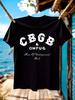 CBGB OMFUG Punk Rock Tshirt Vintage NYC Music Club Graphi...