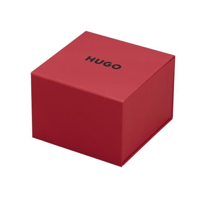 Montre - HUGO - Trek - Acier - Noir - Résistante à l'eau 50m