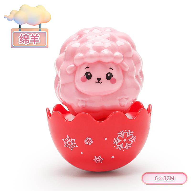 

Newborn Tumbler Toys, Baby Chicks Play With Cats, Interactive Penguin Hand Rattle Early Education 0-3 Years Old