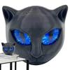 Halloween Black Cat Figurine Small Cat Figurines Kitten Keepsake Sculpture Collectibles for Desktop Decor Bookshelf Dashboard
