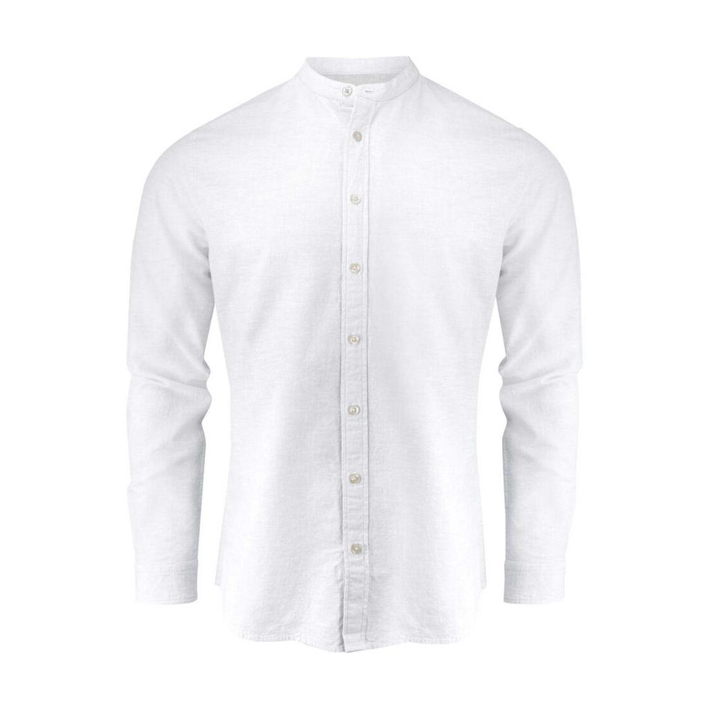 James Harvest Mens Townsend Linen Blend Shirt