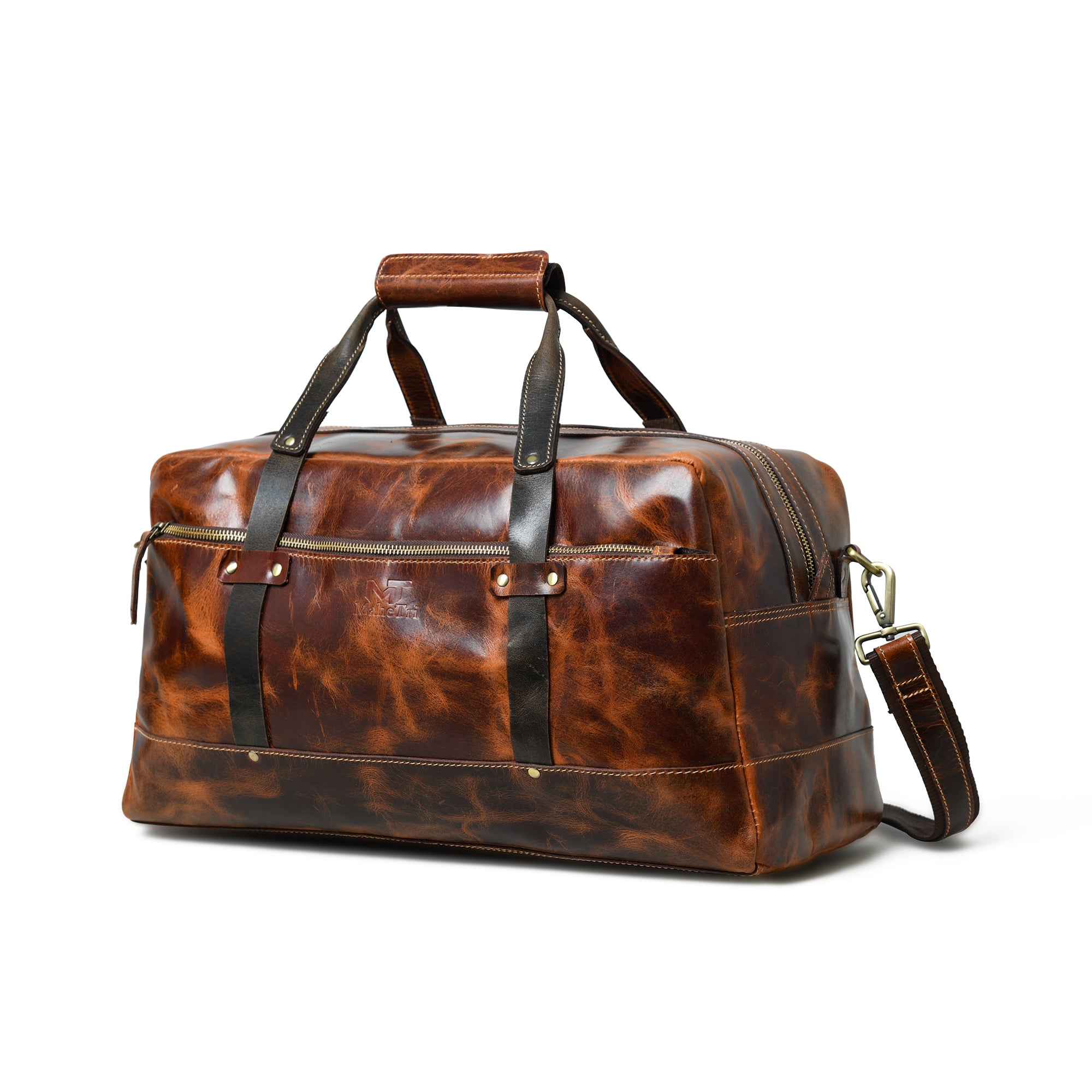 

MaheTri Espresso Elegance Carry on Duffle Premium Leather Travel Duffel Bag with Spacious Main Compartment & Adjustable Shoulder Strap for Men & Women 20 Inch дубильная кора