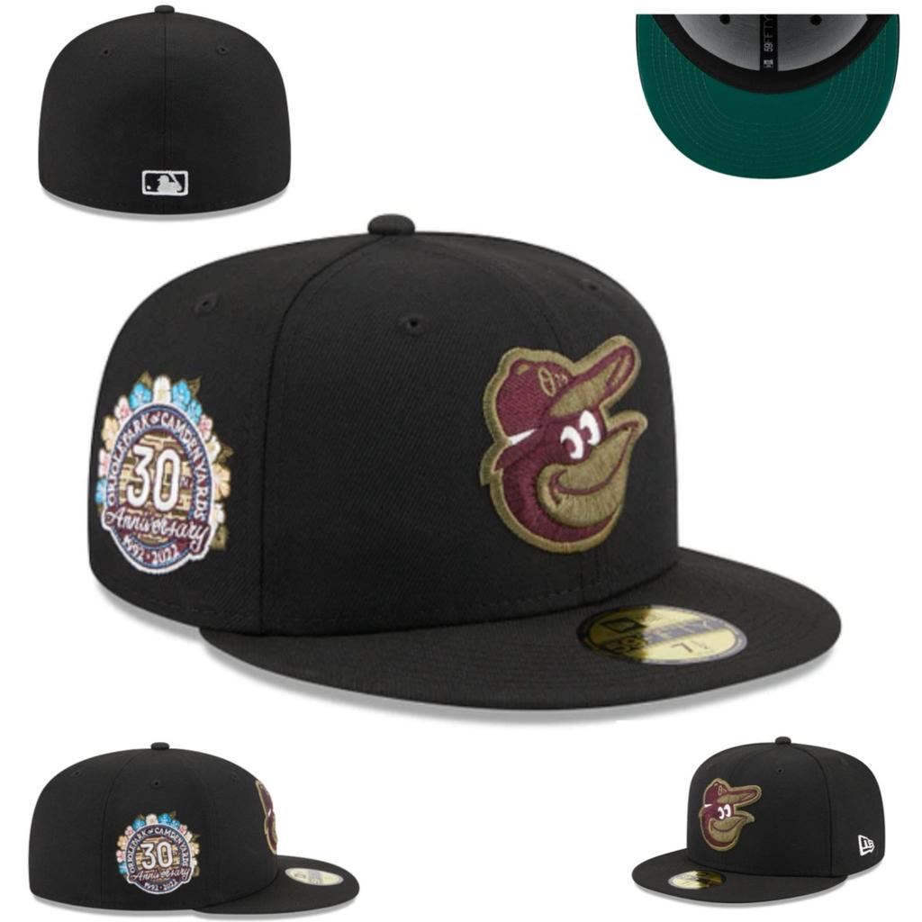 Baltimore Orioles Side Embroidery, Size Cap, Closed Cap, Baseball Cap, Sun Hat, Embroidered Hat