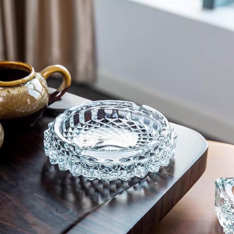 Miaojiayi Square Glass Ashtray Set