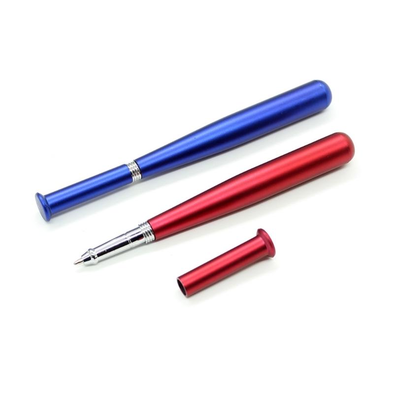 Penna a Scrittura Fluida Penna Mazza da Baseball Penna a Olio Penna a Sfera Baseball 1.0mm Penna Cancelleria Penna Divertente per Ufficio Scuola