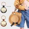 Panda Pu Leather Magnetic Hat Clip Anti-lost Organizer Gadget Detachable Hat Holder  Outdoor