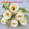 Silk Rose Artificial Flower For Wedding And Hotel Decor With Realistic Design For Photography And Home Styling