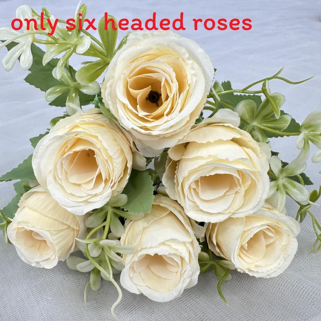 Silk Rose Artificial Flower For Wedding And Hotel Decor With Realistic Design For Photography And Home Styling